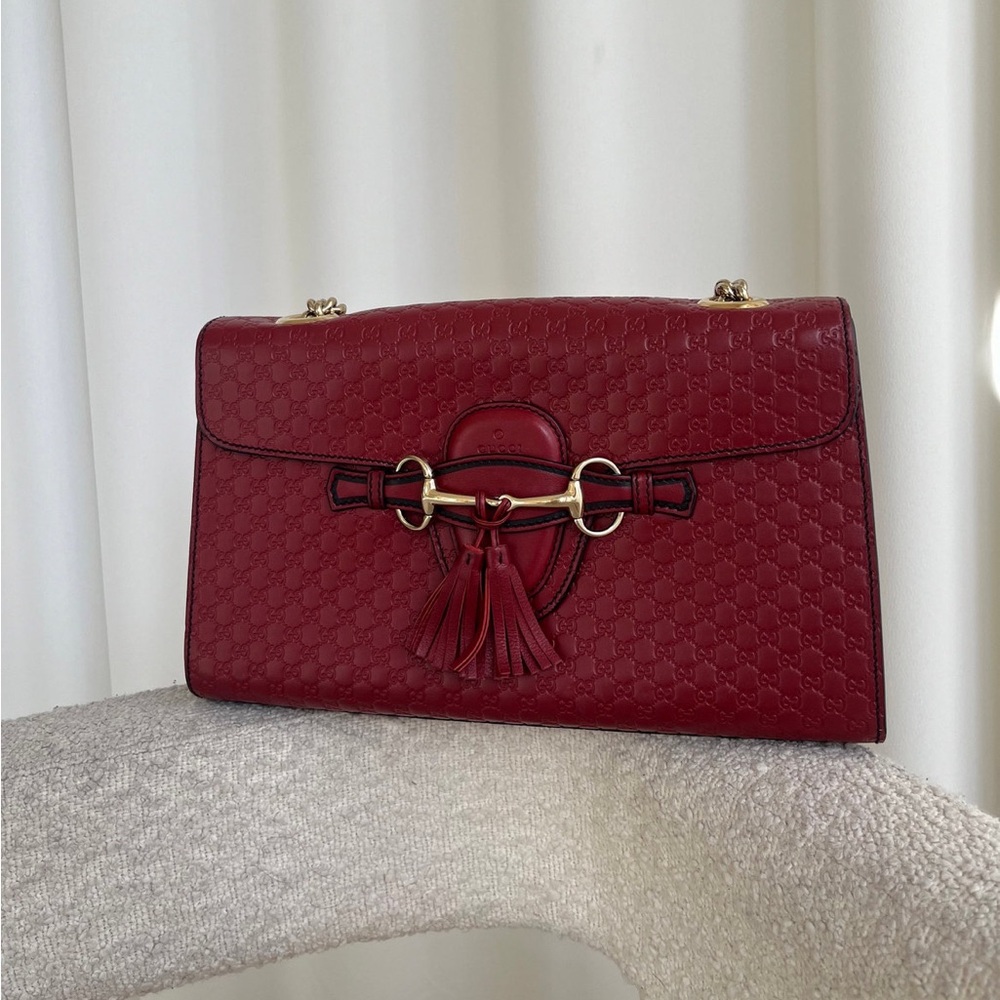 Gucci Guccissima Emily Chain Shoulder Bag